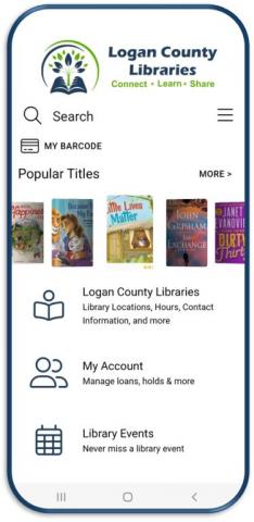 Logan County Libraries Mobile app