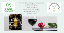 Vines 'n Verse Book Club at the Fíon Wine Room, May 19, 7:00pm.