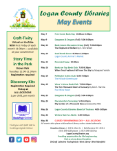 May Calendar of Library Events