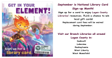 September is Library Card Sign-up Month