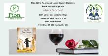 Meets April 25th at 7:00pm at the Fion Wine Room.