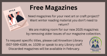 Free Magazines!