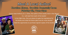 Meet A Local Author! February 8th