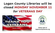 Closed for Veterans Day