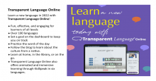 Learn a New Language in 2022 with Transparent Language Online!